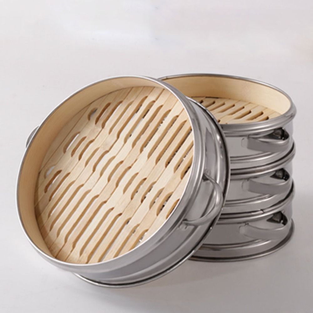 Round Dim Sum Cooking Tool Sta - đánh giá và giá Bao Steamer Bamboo