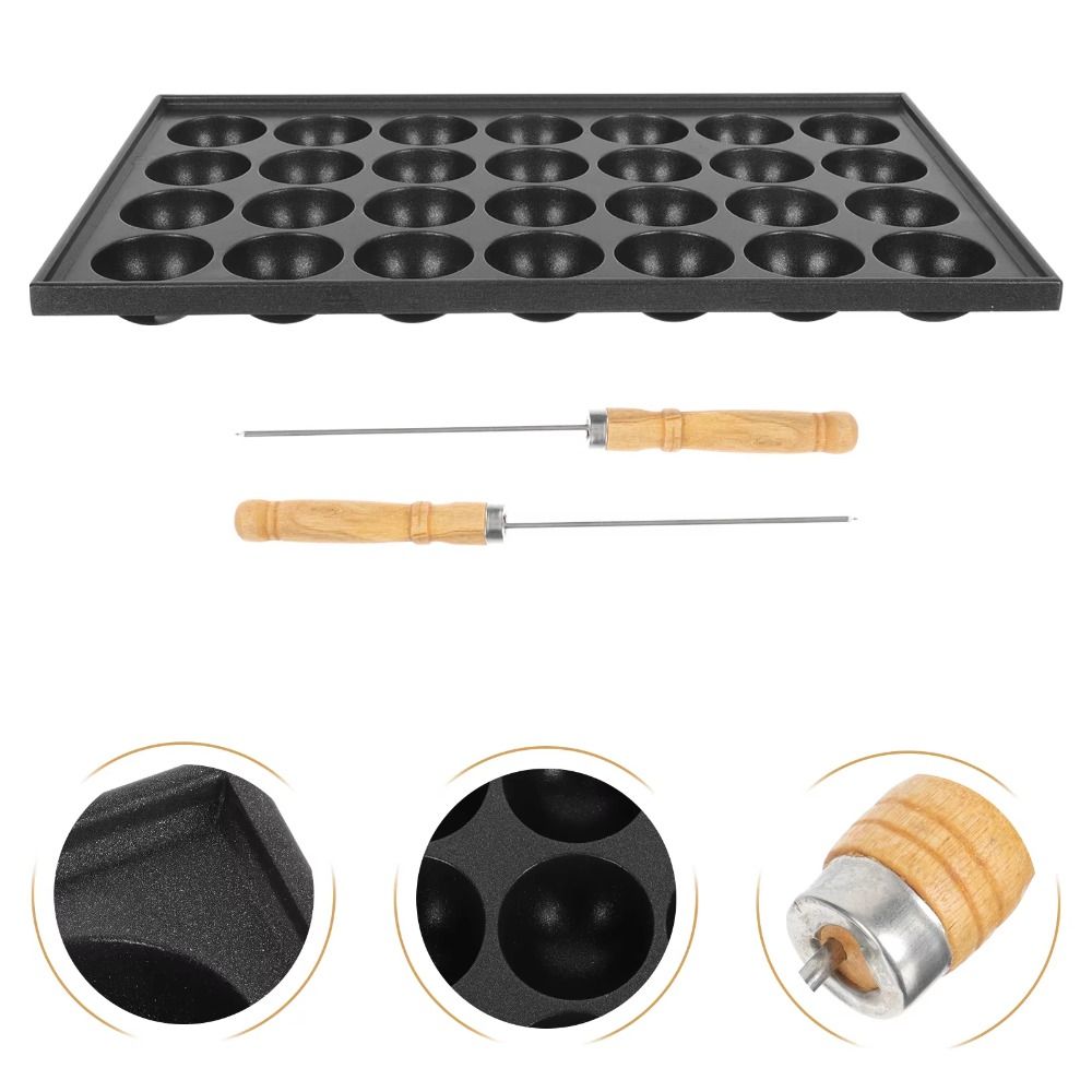 28 Holes Durable Nonstick Tako - đánh giá và giá Takoyaki Grill Plate