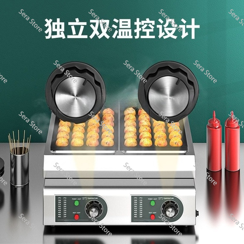 Commercial Electric Gas Dual P - đánh giá và giá Takoyaki Grill Plate