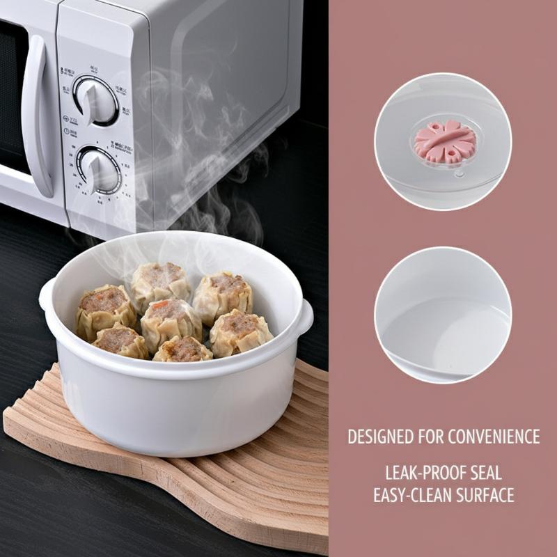 Microwave Rice Cooker & Steame - đánh giá và giá Bao Steamer Bamboo
